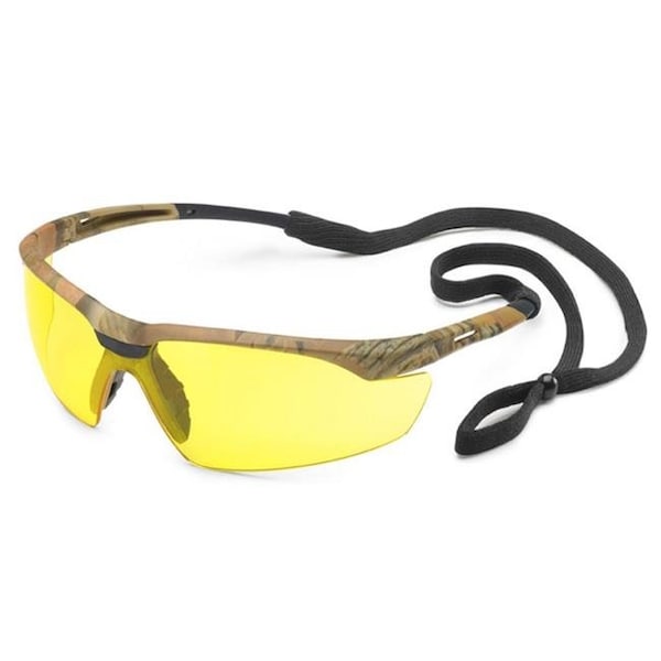 Gateway Safety 280328881 Camo & Amber Anti Fog Conqueror Safety Glasses with Retainer 280328881 - main